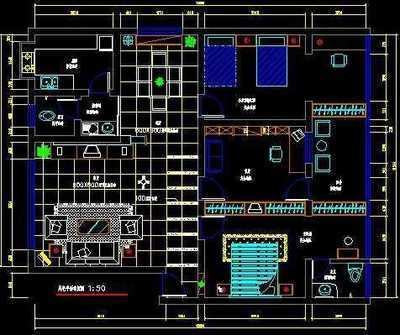 室内装饰设计方案免费下载 - 建筑装修图 - 土木工程网